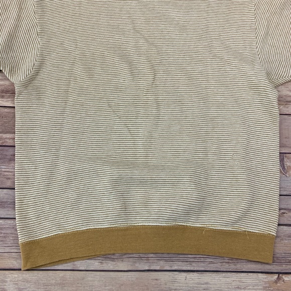 Vtg 60s Champion stripe short sleeve sweatshirt - Picture 11 of 12